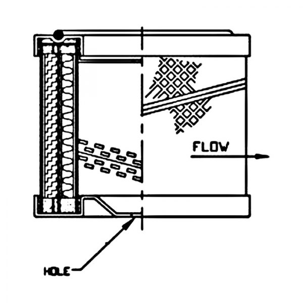 WIX® - 18" x 9.41" x 9.63" x 6.21" Industrial Inside-Out Microglass Oil-Air Separator Cartridge
