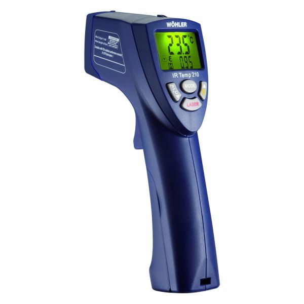 Wohler® - Temp 210™ Non-Contact Infrared Thermometer (-40°F to 932°F)