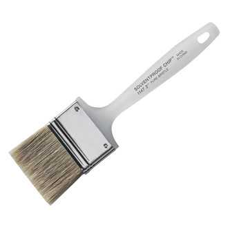 Wooster® 114725 - Solvent-Proof™ 2-1/2" Flat White China Bristle Paint Brush