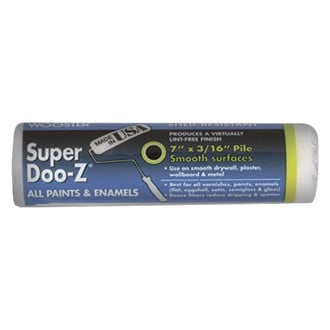Wooster® - Super Doo-Z™ 7" x 3/16" White Fabric Paint Roller Cover