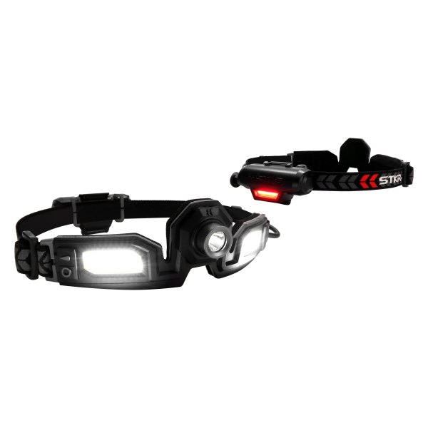 STKR® - FLEXIT PRO™ 650 lm Black LED Headlamp with 240° Halo Lighting