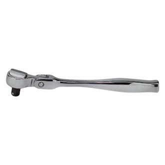 Wright Tool Company® - 1/4" Drive 5-1/2" Length 45 Teeth Flexible Head Flat Metal Grip Ratchet