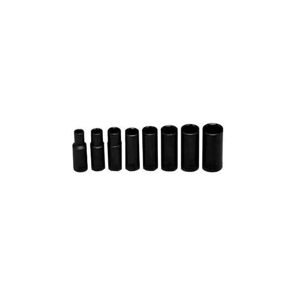 Wright Tool Company® - (8 Pieces) 3/8" Drive SAE 6-Point Impact Socket Set