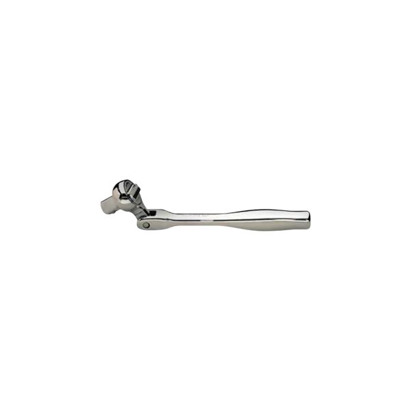 Wright Tool Company® - 3/8" Drive 5-1/2" Length Flexible Head Flat Metal Grip Ratchet