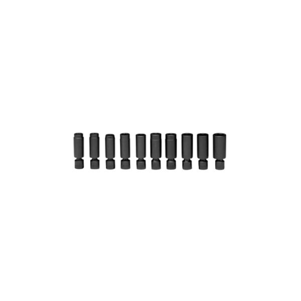Wright Tool Company® - (10 Pieces) 3/8" Drive Metric 6-Point Impact U-Joint Set