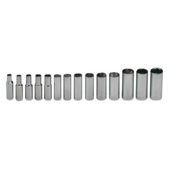 Wright Tool Company® - 3/8" Drive 6-Point Metric Deep Socket Set 14 Pieces