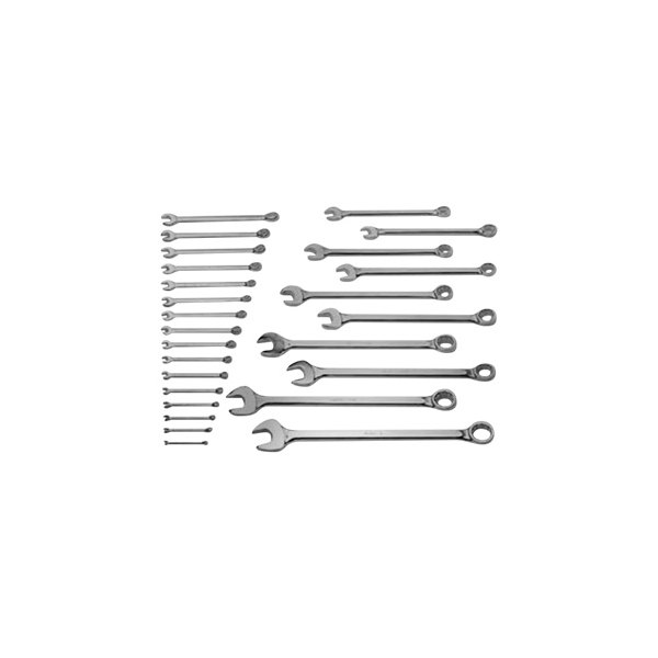 Wright Tool Company® - 26-piece 1/4" to 2" 12-Point Straight Combination Wrench Set