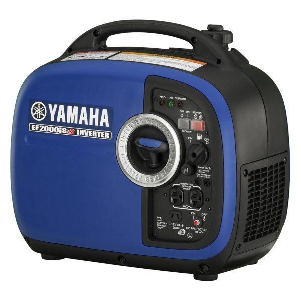 Yamaha® - 1.6 kW Gasoline Recoil Start Inverter Portable Generator